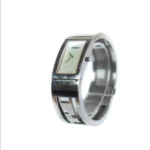 FENDI Mother of Pearl Stainless Steel Quartz Watch